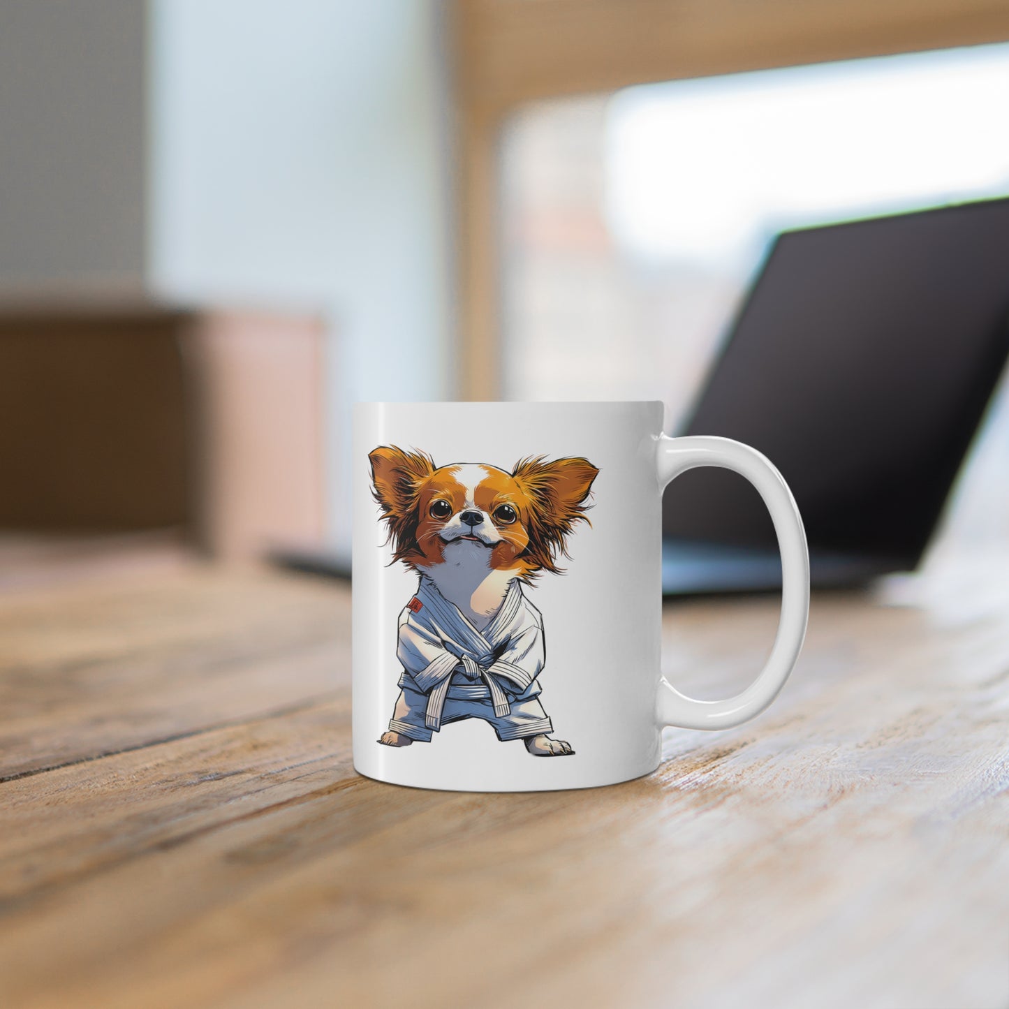 Rescue Pup in Gi Mug