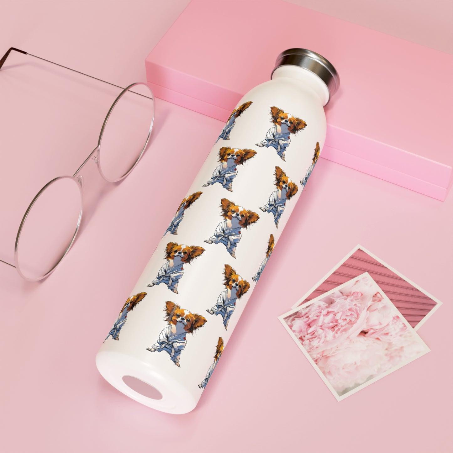 Water Bottle - Rescue Pup in Gi Pattern