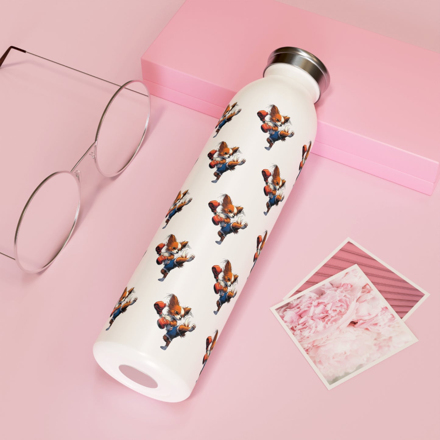 Water Bottle - Mighty Muay Thai Mutt Pattern