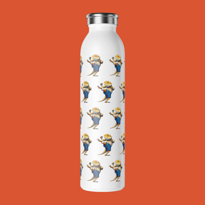 Water Bottle - Muay Thai Bearded Dragon Pattern