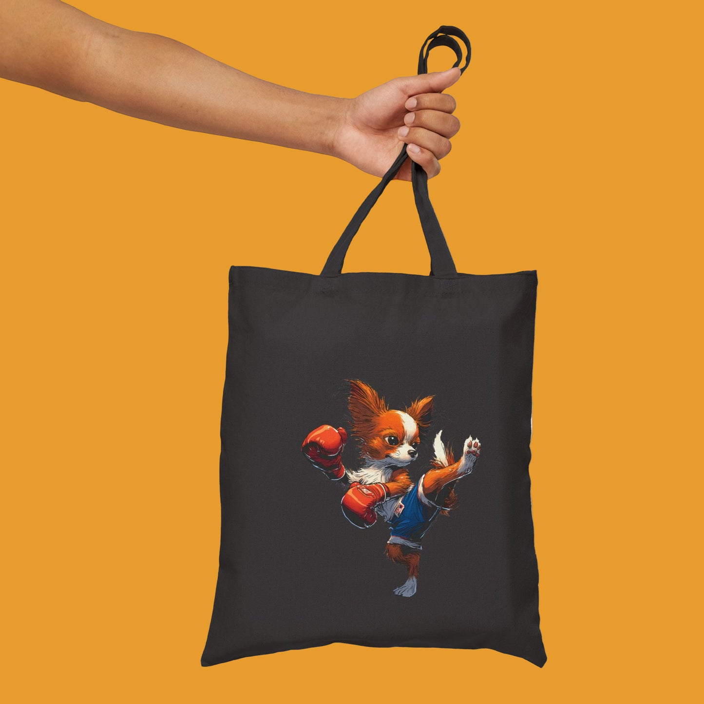 Canvas Tote - Mighty Muay Thai Mutt