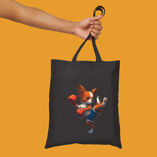 Canvas Tote - Mighty Muay Thai Mutt