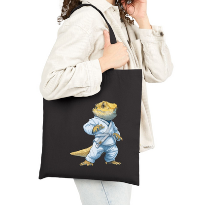 Canvas Tote - Bearded Dragon in Gi