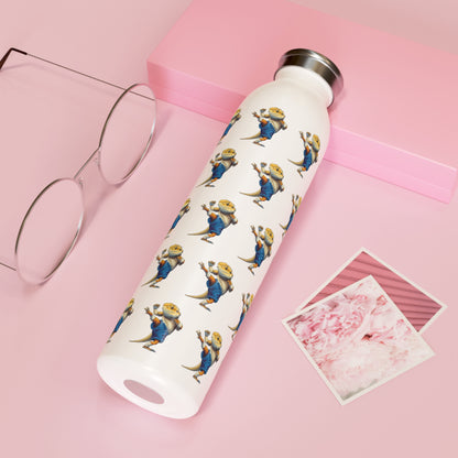 Water Bottle - Muay Thai Bearded Dragon Pattern