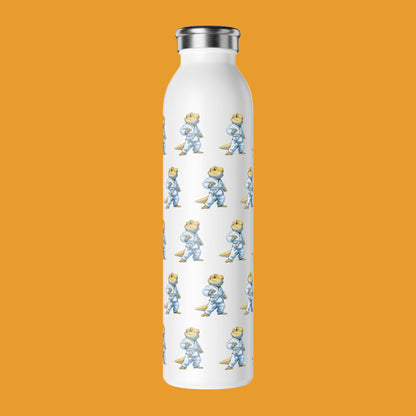 Water Bottle - Bearded Dragon in Gi Pattern