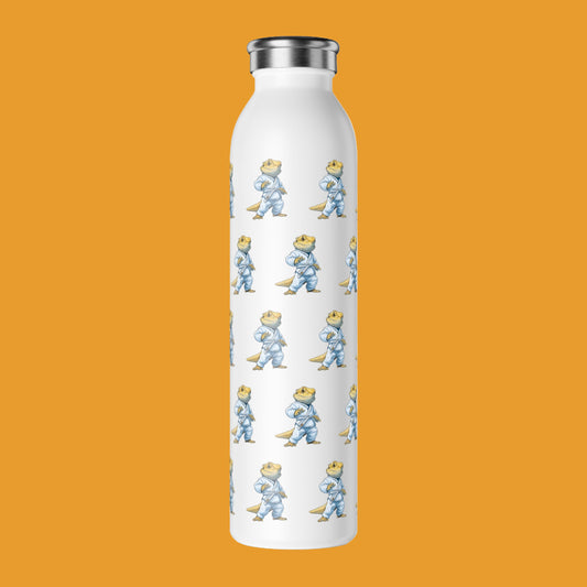 Water Bottle - Bearded Dragon in Gi Pattern