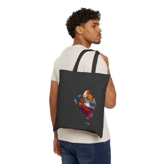 Canvas Tote - Muay Thai Guinea Pig