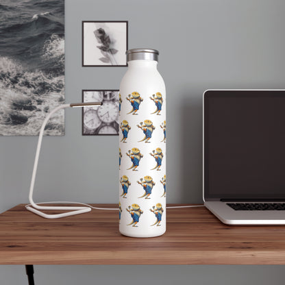 Water Bottle - Muay Thai Bearded Dragon Pattern