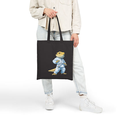 Canvas Tote - Bearded Dragon in Gi